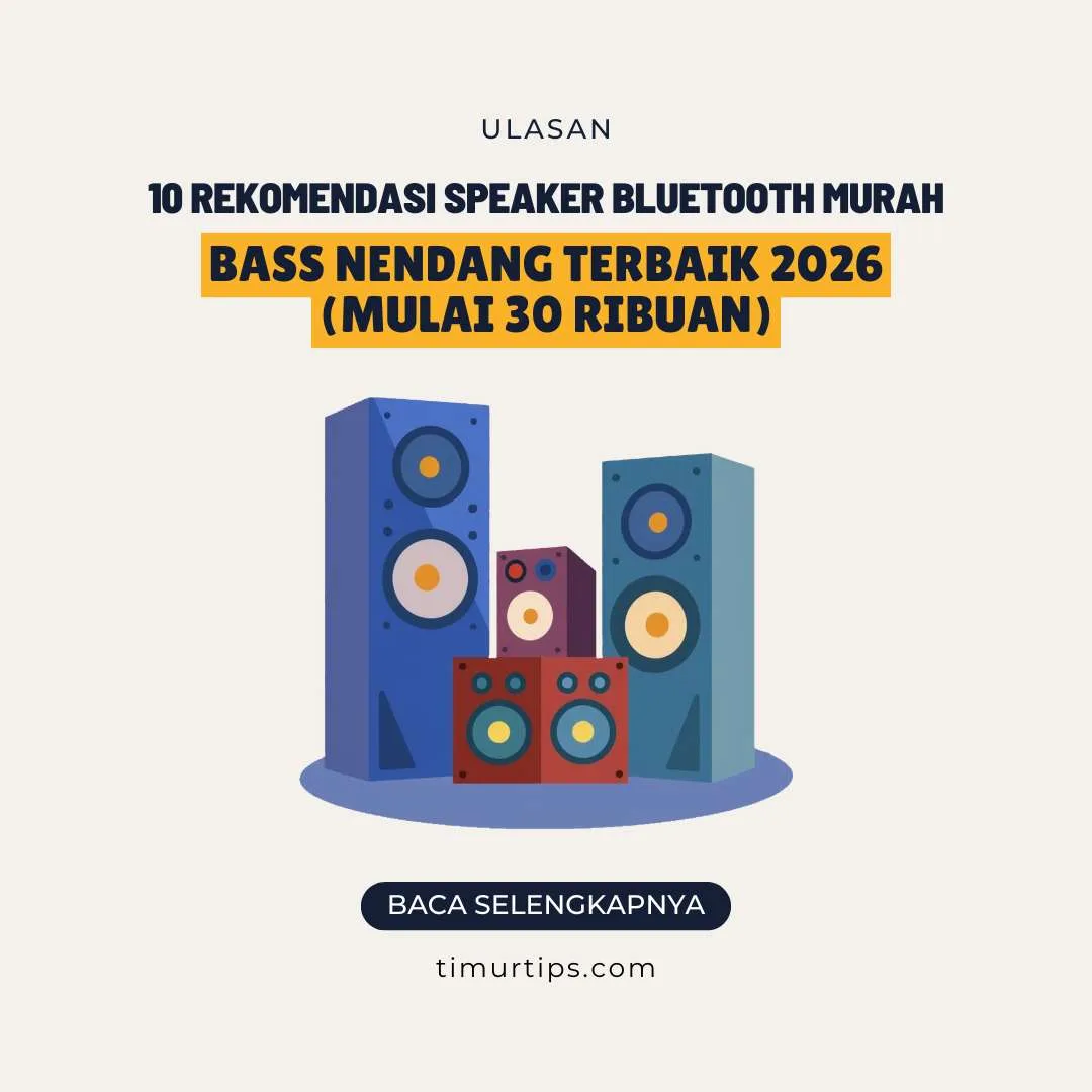 10 Rekomendasi Speaker Bluetooth Murah Bass Nendang Terbaik 2026 (Mulai 30 Ribuan)