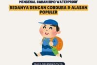 Mengenal Bahan Bimo Waterproof: Bedanya dengan Cordura & Alasan Populer 2026
